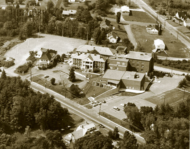 1974 Littleton Hospital Aerial View